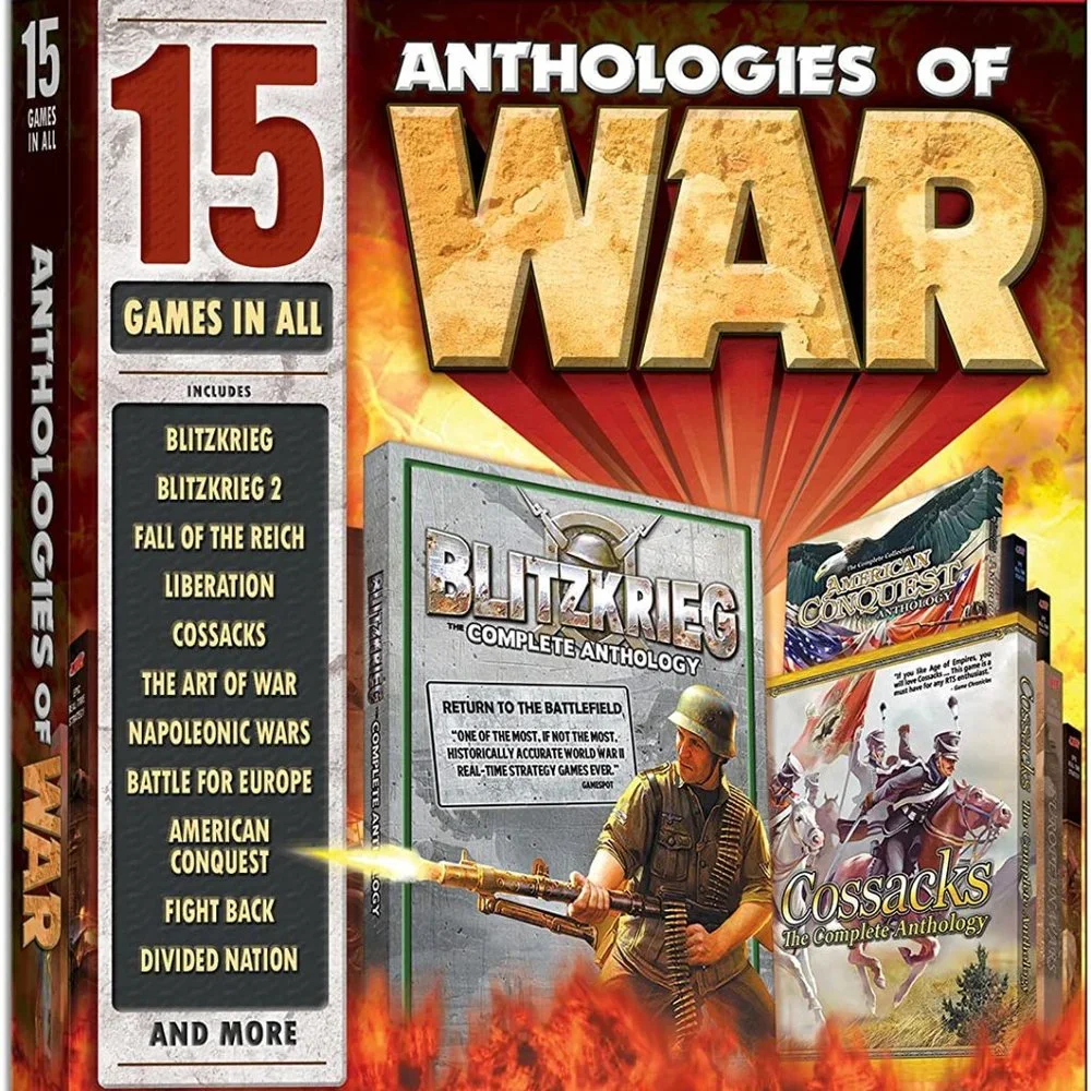 PC GAME 15-in-1 WAR TACTICAL POINT CLICK GAMES IN ONE CD DISK PHYSICAL DISK